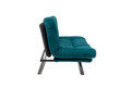 Canapea extensibila 3 locuri, Futon, 859FTN2803, Metal, Verde petrol