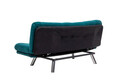 Canapea extensibila 3 locuri, Futon, 859FTN2803, Metal, Verde petrol