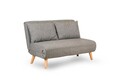 Canapea extensibila 2 locuri, Atelier del Sofa, 859FTN2716, Gri deschis