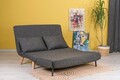 Canapea extensibilă cu 2 locuri, Futon, 859FTN2714, Metal , Gri inchis