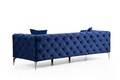 Canapea 3 locuri, Atelier del Sofa, 569HLN1129, Albastru navy