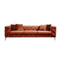 Canapea 3 locuri, Atelier del Sofa, 569HLN1132, Portocaliu