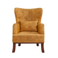 Fotoliu, Unique Design, 867UNQ1518, Lemn de carpen, Galben
