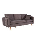Canapea 3 locuri, Atelier del Sofa, 867UNQ1351, Antracit
