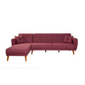 Coltar, Unique Design, 867UNQ1408, Lemn de carpen, Rosu claret