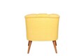 Fotoliu, Zeon, 558ZEN1181, Lemn, Galben