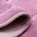 Set covorase de baie 2 piese, Alanur Home, COTTONKT000074, Bumbac, Roz pudra