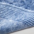 Set covorase de baie 2 piese, Alanur Home, Y-ZİGZAG-80X465VV000015, Bumbac, Albastru
