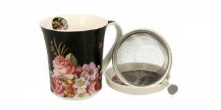 Negru, Cana cu infuzor 330 ml