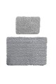 Set covorase de baie, L'essentiel Maison, Victoria, Gri