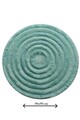 Covoras de baie, Chilai Home by Alessia, Round, Acril, Verde menta
