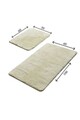Set covoraș de baie acrilic, L'essentiel Maison, Colors of, Ecru