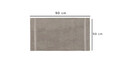 Prosop de baie, L'appartement , Valencia Hand, 80% Bumbac/20% Bambus, Gri cald