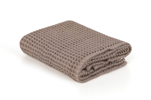 Prosop de baie, L'appartement , Modal Waffle, 50% Tesatura modala/50% Bumbac, Maro