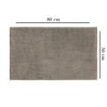 Covoras de baie, L'appartement , Chicago Premium, 50x80 cm, Bumbac, Gri cald