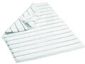 Covoras de baie, L'essentiel Maison, Striped Terry, Bumbac, Alb / Gri închis