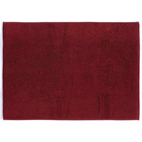 Covoras de baie, L'appartement , Chester 2, 70x140 cm, Bumbac, Rosu