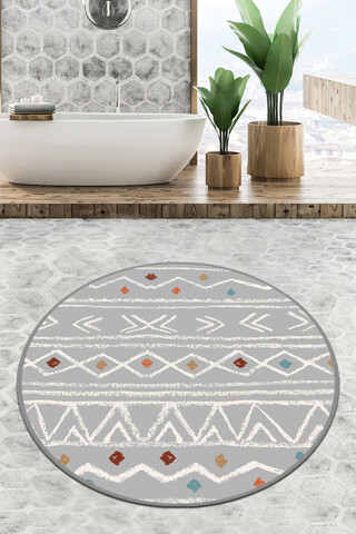 Covoras de baie, L'essentiel Maison, Ballocco Circle Djt 80, Multicolor