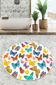 Covoras de baie, L'essentiel Maison, Butterfly Valley Circle Djt 80, Multicolor