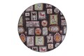 Covoras de baie, L'essentiel Maison, Callatte Circle Djt 80, Multicolor