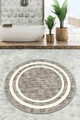 Covoras de baie, L'essentiel Maison, Formica Circle Djt 80, Multicolor