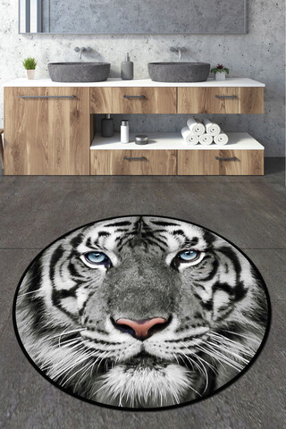 Covoras de baie, L'essentiel Maison, Hunter Circle Djt 80, Multicolor