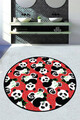 Covoras de baie, L'essentiel Maison, Pandam esuriit Circle Djt 80, Multicolor