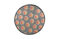 Covoras de baie, L'essentiel Maison, Tranche Circle Djt 80, Multicolor