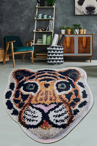 Covoras de baie, L'essentiel Maison, Bengal Djt (80 cm), Poliester, Multicolor