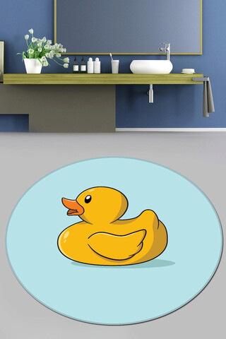 Covoras de baie, L'essentiel Maison, Canard Djt (80 cm), Multicolor