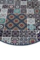Covoras de baie, L'essentiel Maison, Carres Bleus (80 cm), Multicolor
