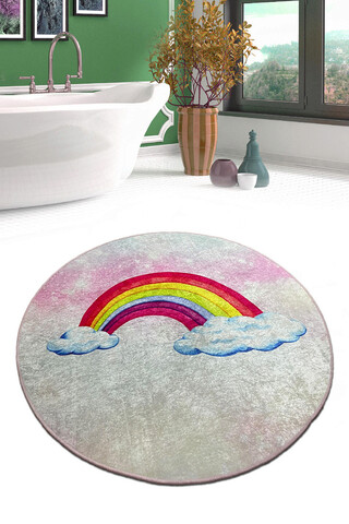 Covoras de baie, L'essentiel Maison, Leno Djt (80 cm), Multicolor