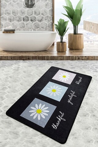 Covoras de baie, L'essentiel Maison, Blessed Djt (80 x 100), 80x100 cm, Poliester, Multicolor