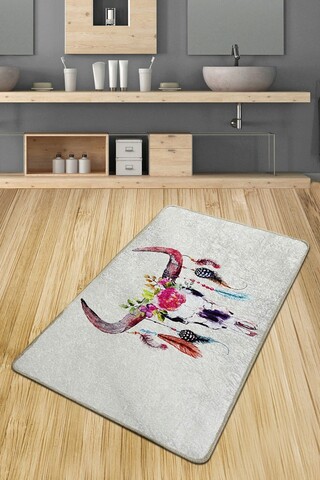 Covoras de baie, L'essentiel Maison, Cervo Djt (70 x 120), 70x120 cm, Poliester, Multicolor