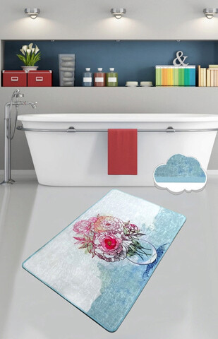 Covoras de baie, L'essentiel Maison, Fennel (80 x 100), 80x100 cm, Poliester, Multicolor