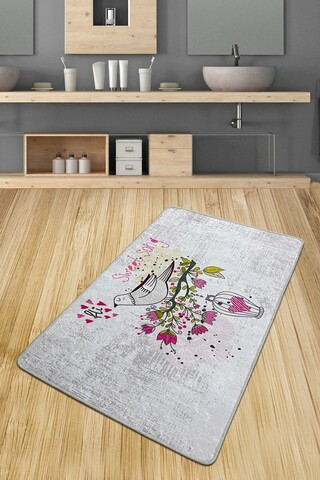 Covoras de baie, L'essentiel Maison, Songs Djt (80 x 100), 80x100 cm, Poliester, Multicolor