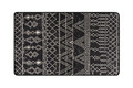 Covoras de baie, L'essentiel Maison, Straordinario Black Djt 80x100, 80x100 cm, Negru / Antracit / Alb