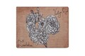 Covoras de baie, L'essentiel Maison, Vintage Roses (80 x 100), 80x100 cm, Galben / Negru / Alb