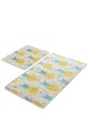 Set covorase de baie, L'essentiel Maison, Ananas Djt, Multicolor