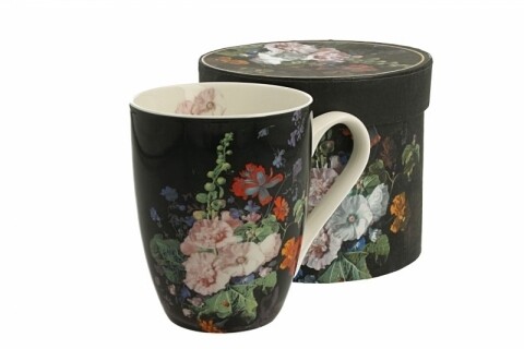 Cana Mallow, Duo, 375 ml, portelan, negru