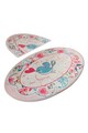 Set covorase de baie, L'essentiel Maison, Bemol Oval, Multicolor