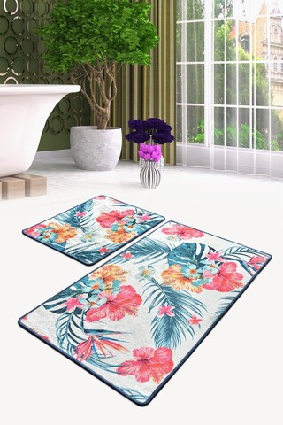 Set covorase de baie, L'essentiel Maison, Claire, Multicolor