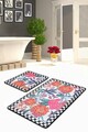 Set covorase de baie, L'essentiel Maison, Flori, Multicolor