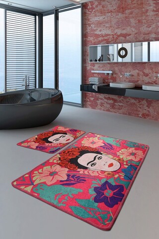 Set covorase de baie, L'essentiel Maison, Frida, Multicolor