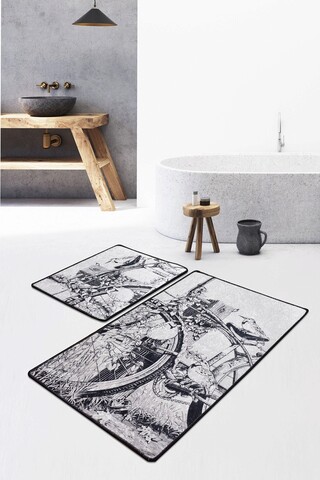 Set covorase de baie, L'essentiel Maison, Hand Draw, Multicolor