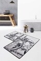 Set covorase de baie, L'essentiel Maison, Hand Draw, Multicolor