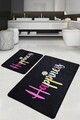 Set covorase de baie, L'essentiel Maison, Happiness Djt, Poliester, Multicolor