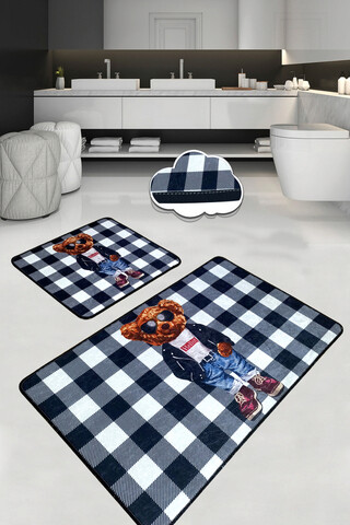 Set covorase de baie, L'essentiel Maison, Heat, Poliester, Multicolor