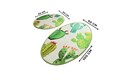 Set covorase de baie, L'essentiel Maison, Kaktüs Djt, Multicolor