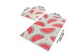 Set covorase de baie, L'essentiel Maison, Karpuz Djt, Multicolor